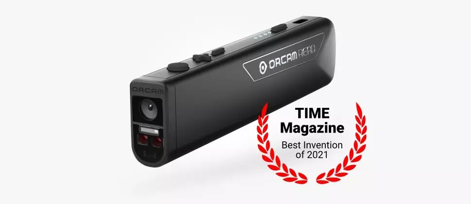 OrCam Read được TIME chọn là một trong 100 phát minh tốt nhất năm 2021